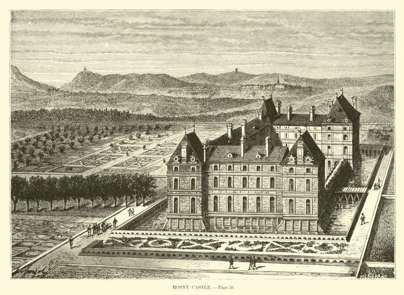 Castillo de Rosny de French School