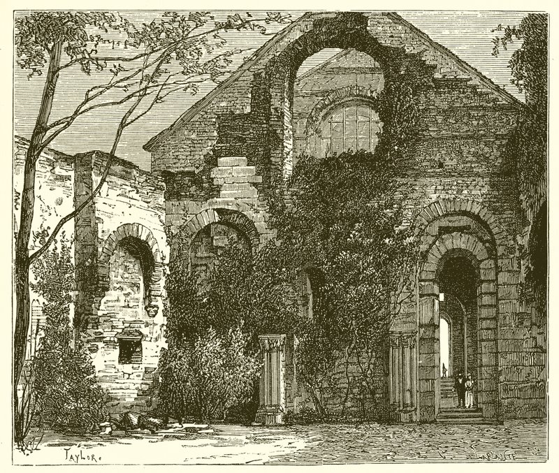 Ruinas del palacio de los Termas de French School