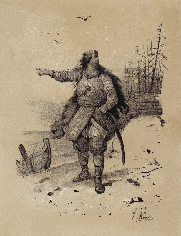 Rurik, fundador del Imperio Ruso, 862 de French School