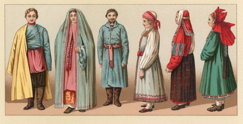 Traje de Rusia de French School