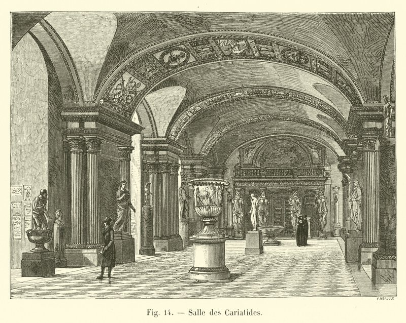 Sala de las Cariátides de French School