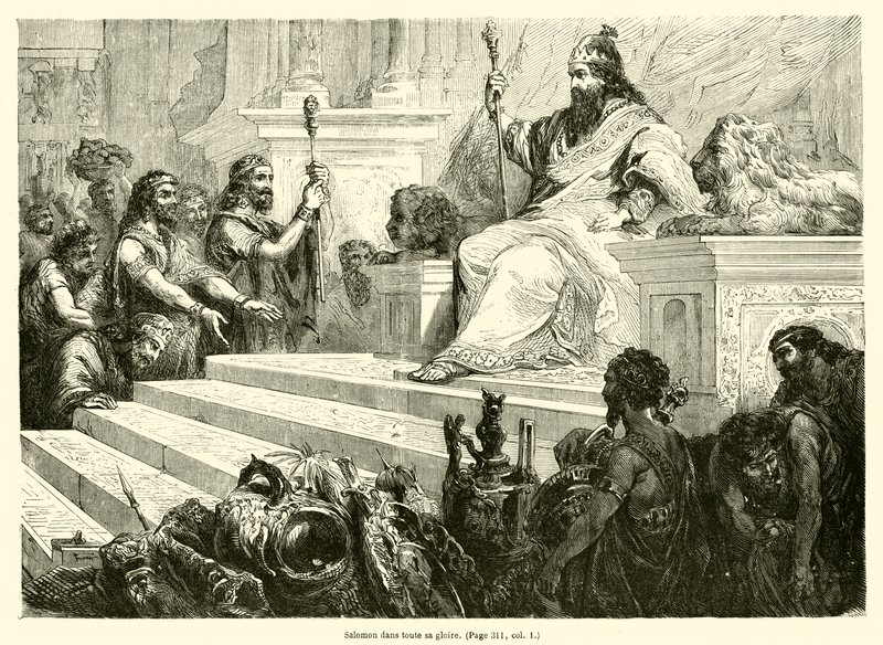 Salomón en toda su gloria de French School