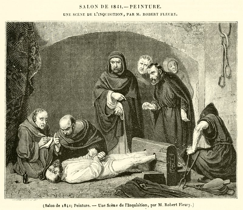 Salón de 1841, Pintura, Una escena de la Inquisición de French School