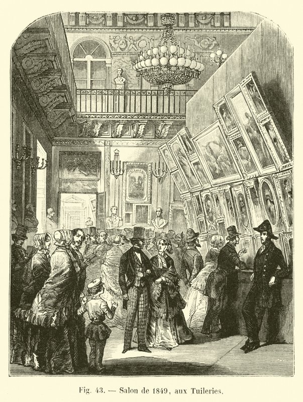 Salón de 1849, en las Tullerías de French School