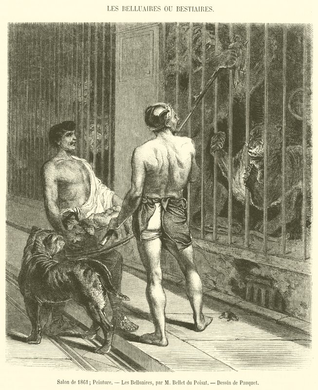 Salon de 1861, Peinture, Les Belluaires de French School