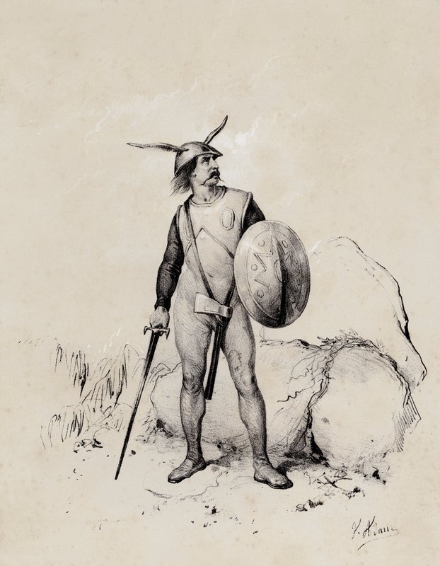 Soldado sajón, 445 de French School