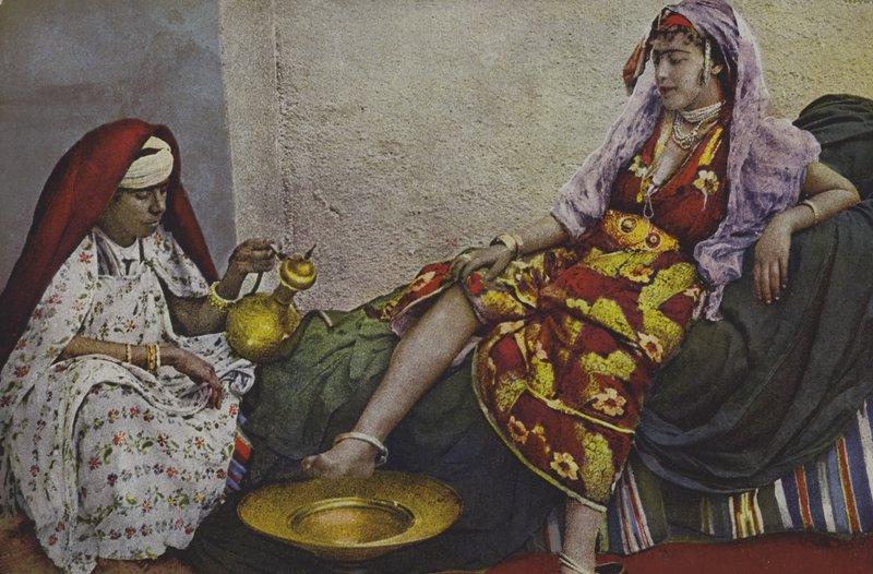 Escena del Norte de África de French School