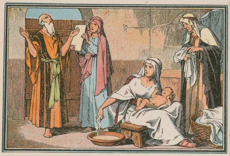 Escena de la vida de Jesús de French School