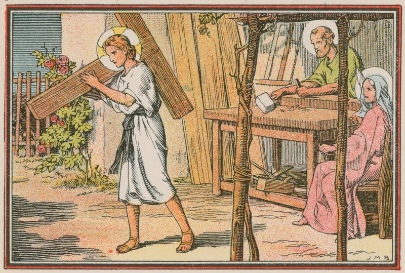 Escena de la vida de Jesús de French School