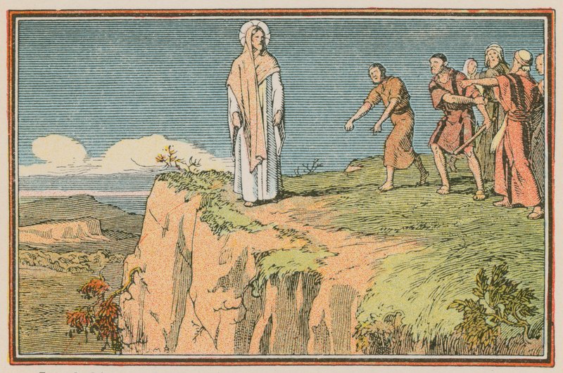 Escena de la vida de Jesús de French School