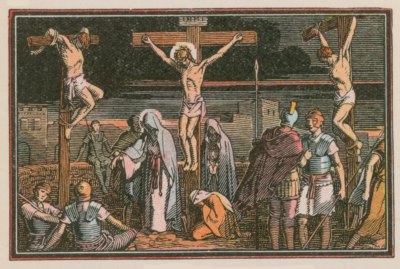 Escena de la vida de Jesús de French School