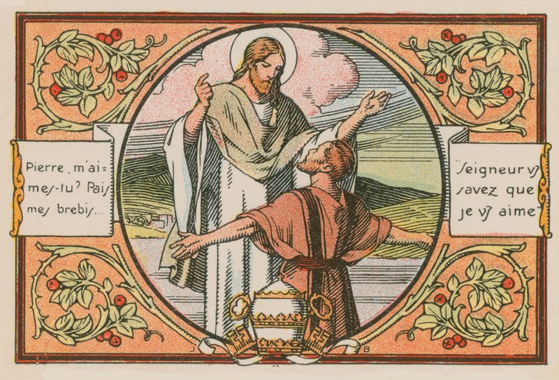 Escena de la vida de Jesús de French School