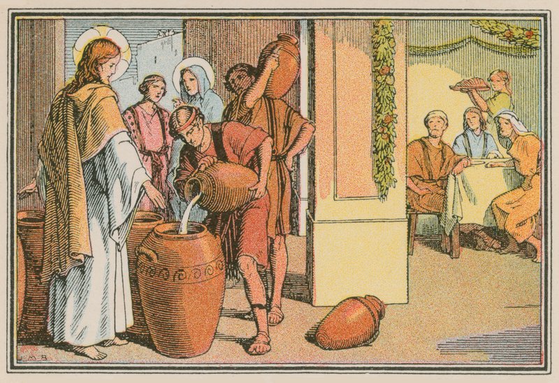 Escena de la vida de Jesús de French School