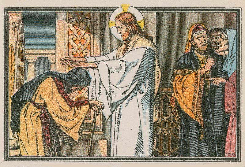 Escena de la vida de Jesús de French School