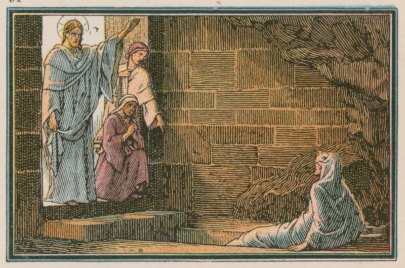 Escena de la vida de Jesús de French School