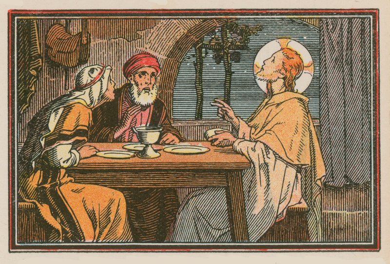 Escena de la vida de Jesús de French School