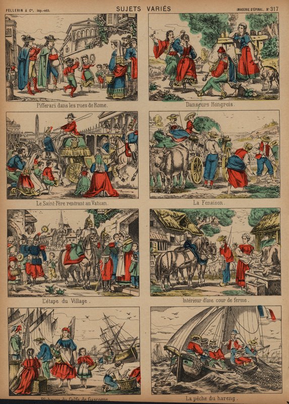 Escenas de toda Europa de French School
