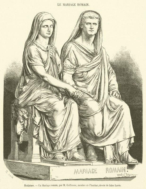Escultura, Un Matrimonio romano de French School
