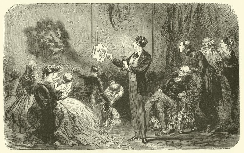 Imágenes de sombras (grabado) de French School