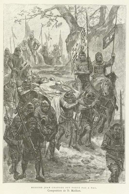 Sir John Chandos fue llevado paso a paso de French School