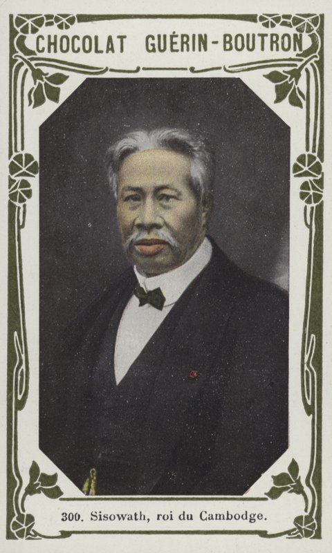 Sisowath, rey de Camboya de French School