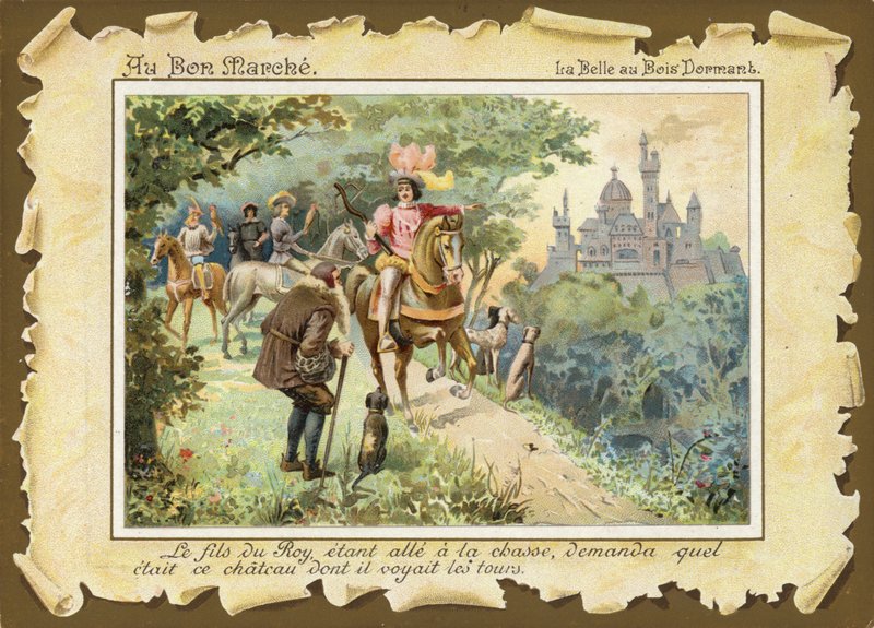 La Bella Durmiente, Príncipe a caballo de French School