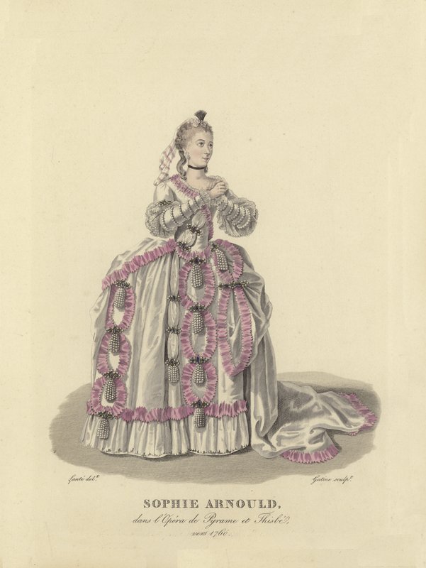 Sophie Arnould, cantante de ópera francesa de French School