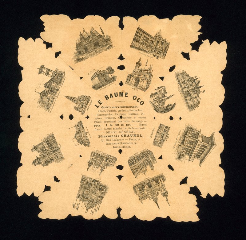 Souvenir de la Exposición Universal 1889, París, Francia de French School
