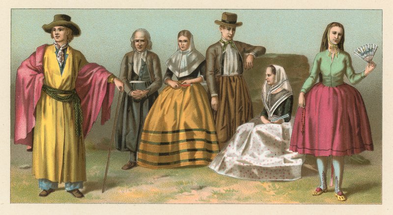 Traje de España de French School