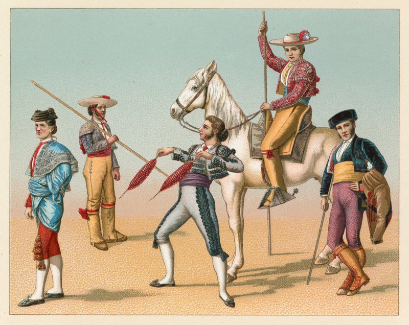 Traje de España de French School