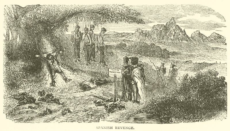 Venganza española (grabado) de French School