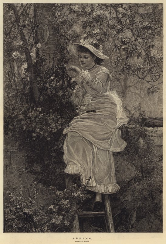 Primavera (grabado) de French School
