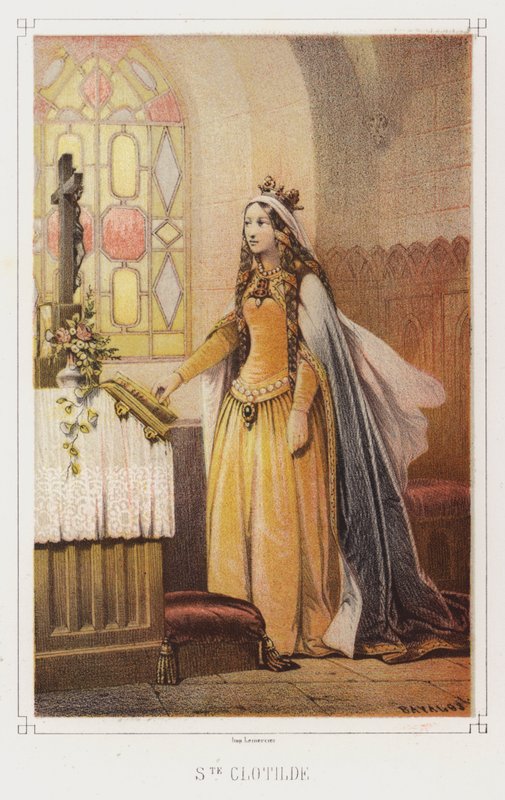 Santa Clotilde, Reina de los Francos de French School