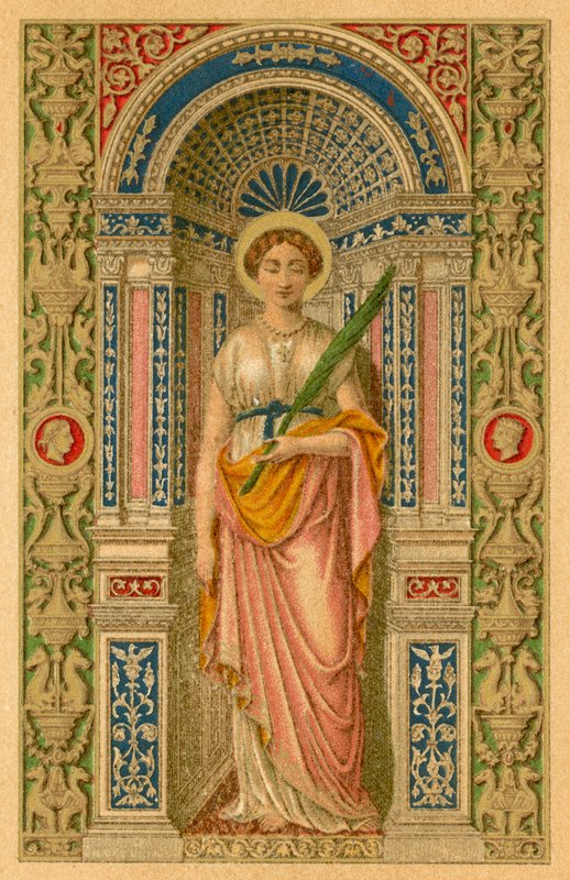 Santa Águeda, Virgen y Mártir de French School