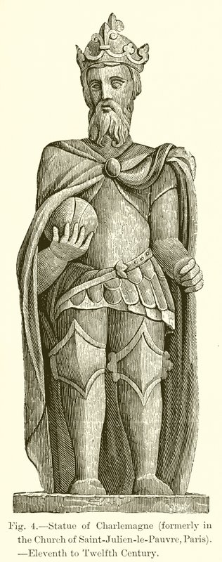 Estatua de Carlomagno de French School