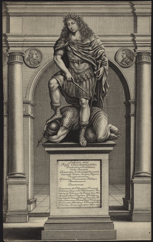 Estatua del Rey Luis XIII de Francia de French School