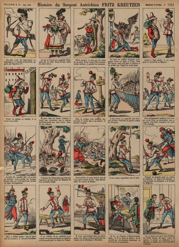 Historia del soldado austriaco Sargento Fritz Kreutzer de French School
