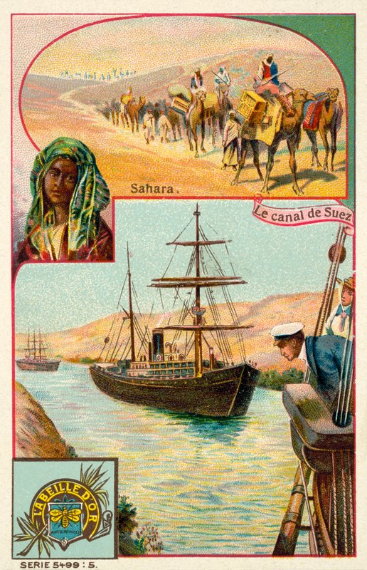 Canal de Suez y Desierto del Sahara, Egipto de French School