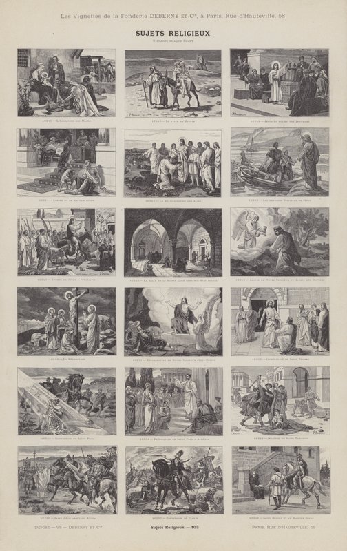 Sujets Religieux de French School