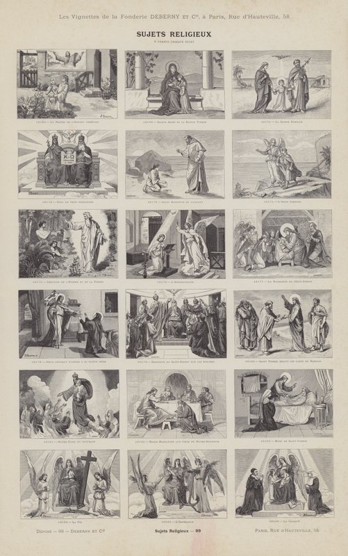 Temas Religiosos de French School