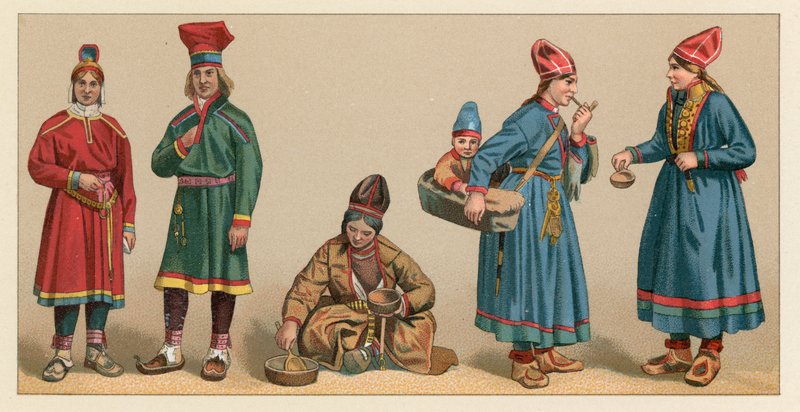 Traje de Suecia de French School