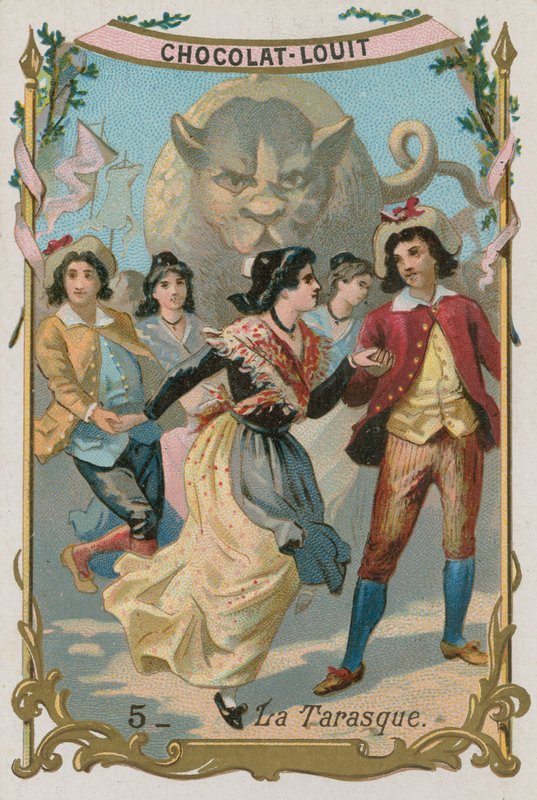 Tarasca, dragón legendario de Provenza de French School