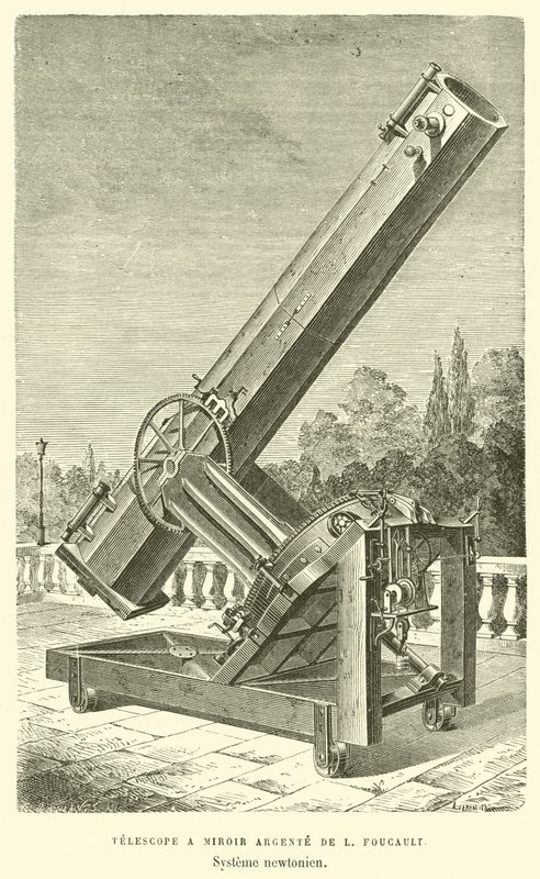 Telescopio de Espejo Plateado de L Foucault, Sistema newtoniano de French School