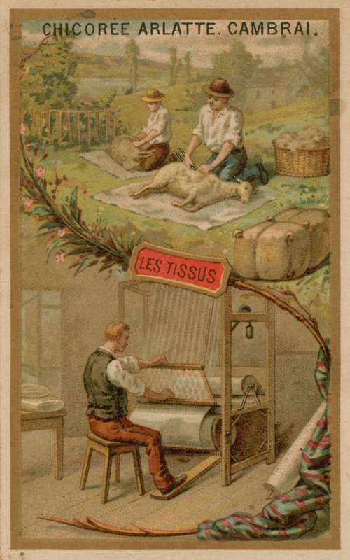 Textiles de French School