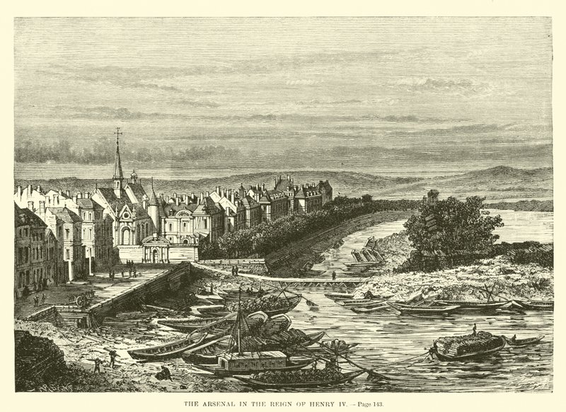 El Arsenal en el reinado de Enrique IV de French School