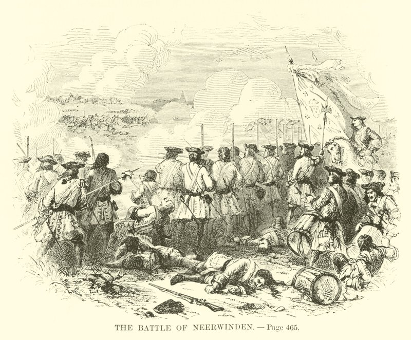 La batalla de Neerwinden de French School