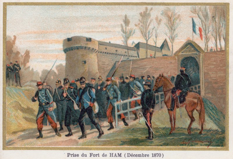 La Captura del Castillo de Ham de French School