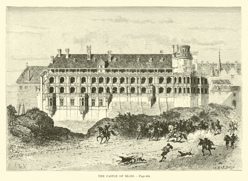 El Castillo de Blois de French School