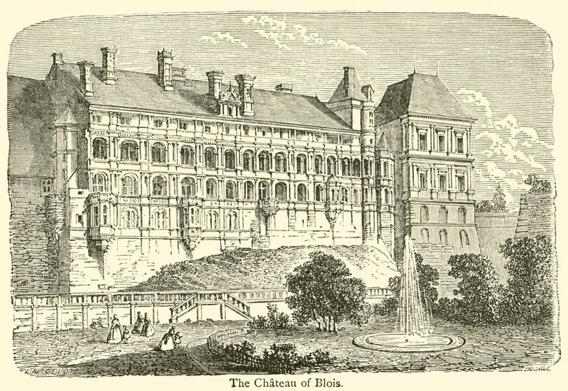 El Castillo de Blois de French School