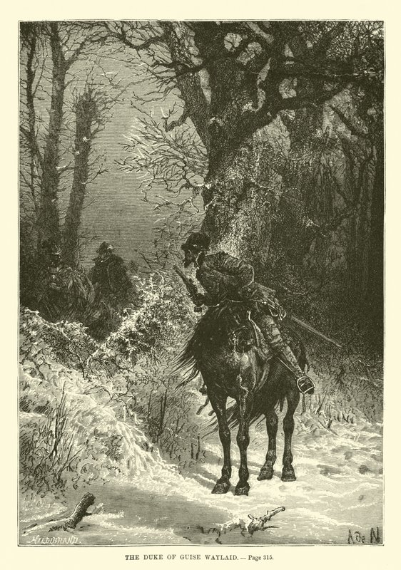 El Duque de Guisa emboscado de French School